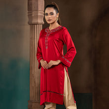 Load image into Gallery viewer, ETHNIC HIGH RANGE KURTI-RED
