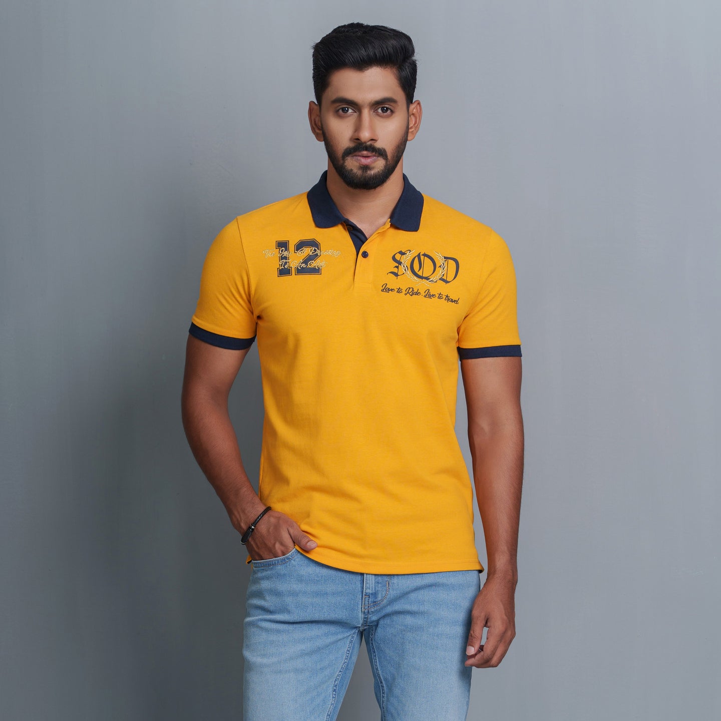 Mens Polo- Yellow