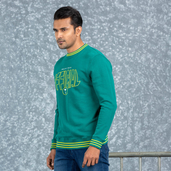 MENS SWEATSHIRT-GREEN