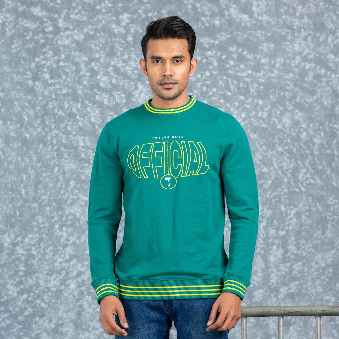 MENS SWEATSHIRT-GREEN