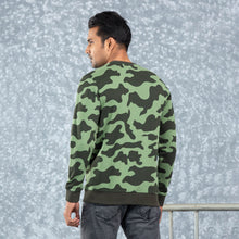 Load image into Gallery viewer, MENS SWEATSHIRT-OLIVE CAMO
