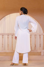 Load image into Gallery viewer, ETHNIC HIGH RANGE KURTI- WHITE
